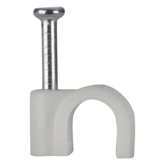 Q-link Kabelclip | Q-link | 6 mm (20 stuks, Rond, Wit) 54.213.10 K090200074 - 2