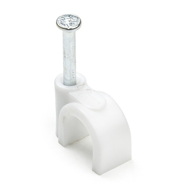 Q-link Kabelclip | Q-link | 7 mm (20 stuks, Rond, Wit) 54.213.14 K090200077 - 1