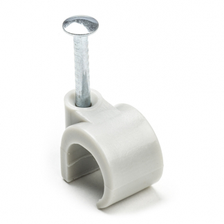 Q-link Kabelclip | Q-link | 8 - 10 mm (20 stuks, Rond, Grijs) 54.213.24 K090200082 - 1