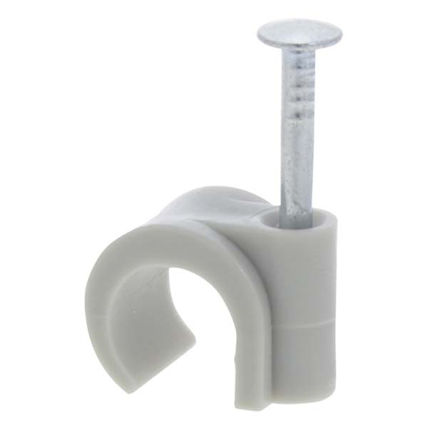 Q-link Kabelclip | Q-link | 8 - 10 mm (20 stuks, Rond, Grijs) 54.213.24 K090200082 - 2