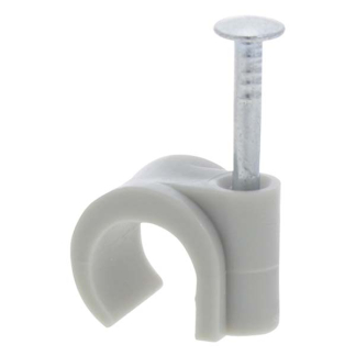 Q-link Kabelclip | Q-link | 8 - 10 mm (20 stuks, Rond, Grijs) 54.213.24 K090200082 - 2