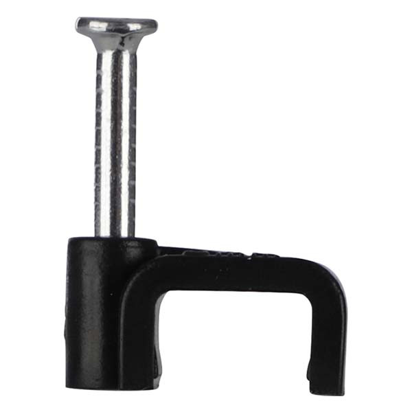 Q-link Kabelclip | Q-link | 8 mm (20 stuks, Plat, Zwart) 54.213.22 K090200081 - 2