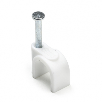 Q-link Kabelclip | Q-link | 8 mm (20 stuks, Rond, Wit) 54.213.18 K090200079 - 1
