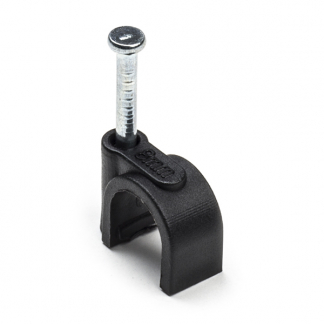 Q-link Kabelclip | Q-link | 8 mm (20 stuks, Rond, Zwart) 54.213.20 K090200080 - 1