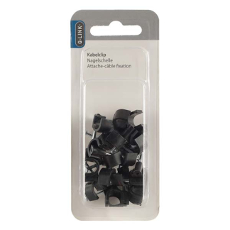 Q-link Kabelclip | Q-link | 8 mm (20 stuks, Rond, Zwart) 54.213.20 K090200080 - 4