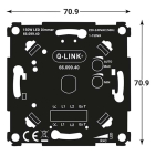 Q-link Led dimmer | Q-link (Inbouw, 1 tot 150W, Met centraalplaat, Wit) 66.099.40 K010809831 - 4