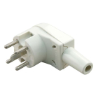 Q-link Perilex stekker | Q-link (Haaks, 16A, Crème) 0137200 K010806197 - 2