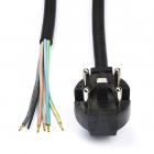 Perilex stekker met kabel | Q link | 2 meter (Haaks, 16 ampère, Tot 60°C)