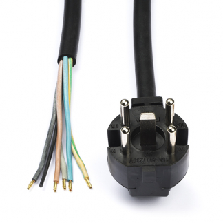 Q-link Perilex stekker met kabel | Q link | 2 meter (Haaks, 16 ampère, Tot 60°C) 0137202 K010806199 - 
