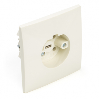 Q-link Perilex stopcontact | Q link (Inbouw, 16A, Crème) 0137210 K010806201 - 