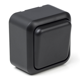 Q-link Schakelaar | Q-link (Opbouw, Wissel, Zwart) 00.945.01 K180106692 - 1