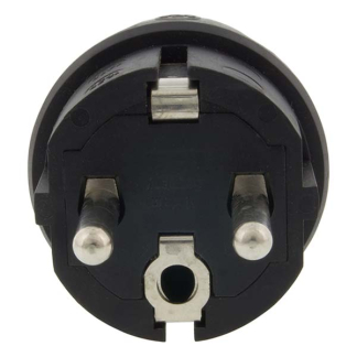 Q-link Schuko stekker | Q-link (Randaarde/Penaarde, 16 A, Rubber, Zwart) 0011015 K180102025 - 5
