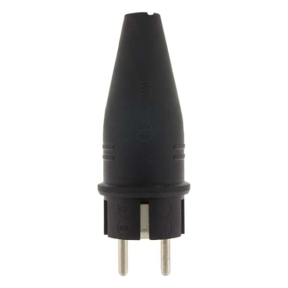 Q-link Schuko stekker | Q-link (Randaarde/Penaarde, 16 A, Rubber, Zwart) 0011015 K180102025 - 3