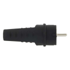 Q-link Schuko stekker | Q-link (Randaarde/Penaarde, 16 A, Rubber, Zwart) 0011017 K180102026 - 3