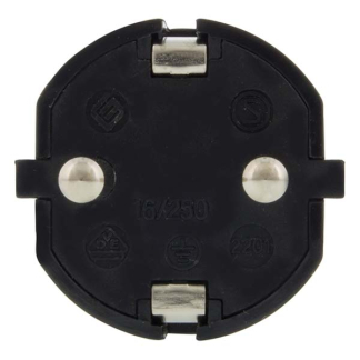Q-link Schuko stekker | Q-link (Randaarde, 16 A, Zwart) 0011007 K180102019 - 4