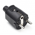 Q-link Schuko stekker - Q-link (Randaarde, 16 A, PVC, Zwart) 0011012 K180102023 Q-link Schuko stekker - Q-link (Randaarde, 16 A, PVC, Zwart) 0011012 K180102023