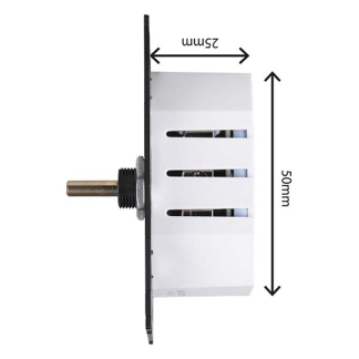 Q-link Spaarlamp dimmer | Q-link (Inbouw, Draaiknop, 1 tot 150 watt, Met centraalplaat, Wit) 66.099.40 C010809831 - 4