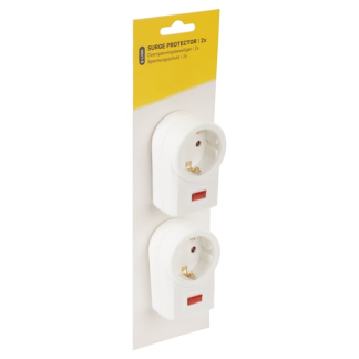 Q-link Stekker met overspanningsbeveiliging | Q-link | Twee stuks (Randaarde) 54.503.72 K120300127 - 1
