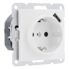 Q-link Stopcontact met USB | Q-link | S2 (Inbouw, Randaarde, Wit) 5408365 K180106023 - 3