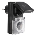 Q-link Tijdschakelaar | Q-link (48 schakelmomenten, Analoog, Randaarde) 66.202.60 K180108117 - 2