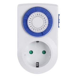 Q-link Tijdschakelaar binnen | Q-link (48 schakelmomenten, Analoog, Randaarde) 53.503.19 K150101176 - 2