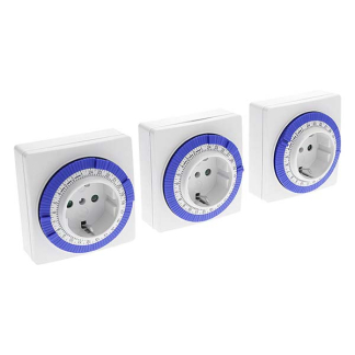 Q-link Tijdschakelaar binnen | Q-link (96 schakelmomenten, Analoog, Randaarde) 03.010.16 K150101179 - 2