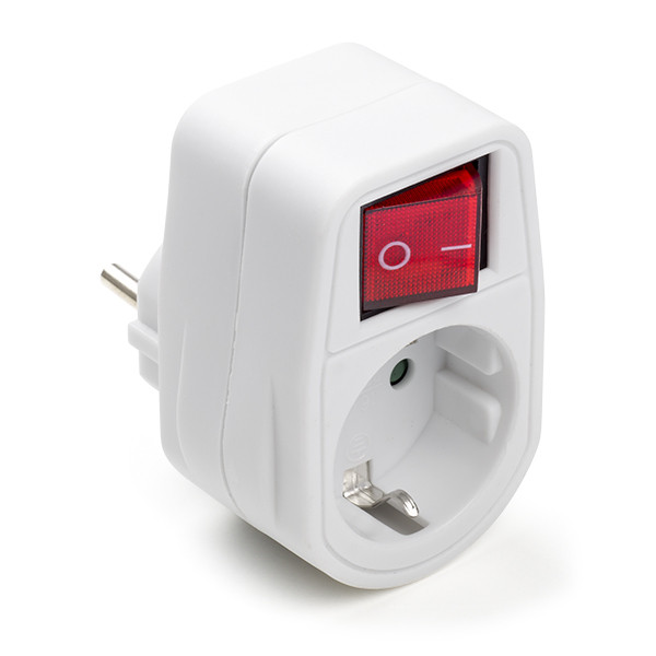 Q-link Verloopstekker | Q-link | Schakelaar (16 A, Geaard, Wit) 0011013 K180102024 - 1