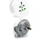 Q2 Power Wereldstekker - Australië (Geaard, USB, Type I) 1.100170 K050801003 Q2 Power Wereldstekker - Australië (Geaard, USB, Type I) 1.100170 K050801003