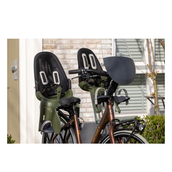Qibbel Fietsstoeltje voor | Qibbel | Air (9 maanden tot 3 jaar, 15 kg, Zwart/bruin) RD4354 K170404508 - 4
