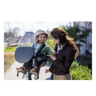 Qibbel Fietsstoeltjes | Qibbel | Air (Voor- en achterzitje, Zwart/bruin)  K170404691 - 10