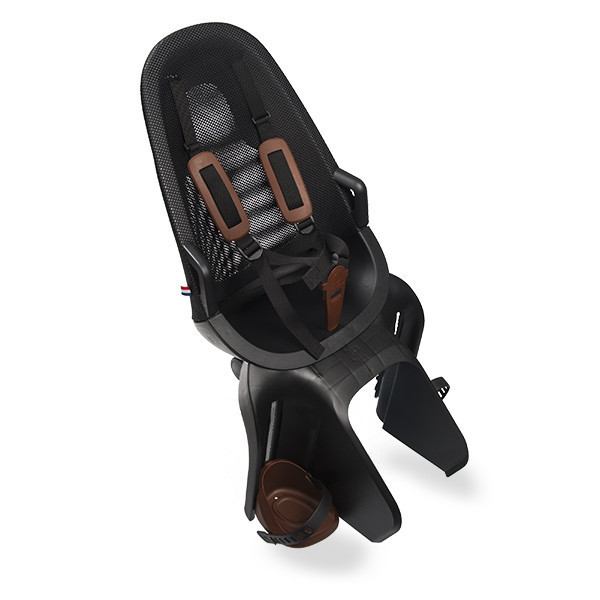 Qibbel Fietsstoeltjes | Qibbel | Air (Voor- en achterzitje, Zwart/bruin)  K170404691 - 2