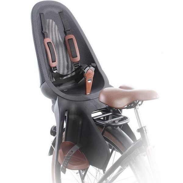 Qibbel Fietsstoeltjes | Qibbel | Air (Voor- en achterzitje, Zwart/bruin)  K170404691 - 5