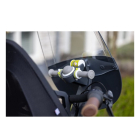 Qibbel Windscherm fietsstoeltje | Qibbel (Grijs/transparant) RD4360 K170404513 - 4
