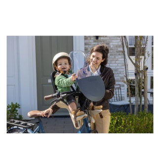 Qibbel Windscherm fietsstoeltje | Qibbel (Grijs/transparant) RD4360 K170404513 - 