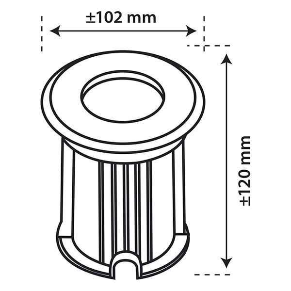 Ranex Grondspot | Ranex (Led, 230 lm, Geborsteld staal, Rond) 5000461 RA-5000461 K150101044 - 7
