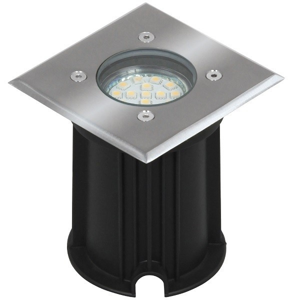 Ranex Grondspot | Ranex (Led, 230 lm, Geborsteld staal, Vierkant) 0158620 RA-0158620 K150101045 - 1