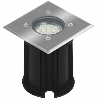 Ranex Grondspot | Ranex (Led, 230 lm, Geborsteld staal, Vierkant) 0158620 RA-0158620 K150101045