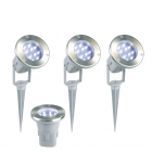 Ranex Prikspots - Ranex (LED, 120lm, Geborsteld staal, Verstelbaar 3 stuks) 5000.158 K150102006 Ranex Prikspots - Ranex (LED, 120lm, Geborsteld staal, Verstelbaar 3 stuks) 5000.158 K150102006
