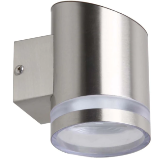 Ranex Solar wandlamp | Ranex | Nevada (Led, Schemersensor, RVS) 1002291 RA-1002291 K150101053 - 2
