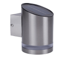 Solar wandlamp | Ranex (LED, 35 lm, Schemersensor, RVS)