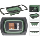 Redcliffs Afwasbak | Redcliffs | 29 x 26 x 5.5 cm (Opvouwbaar, Groen, Kunststof, Telescopisch handvat) 170488730 K170105309 - 2