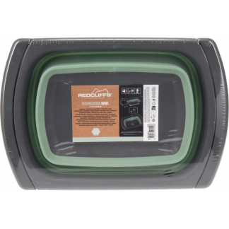 Redcliffs Afwasbak | Redcliffs | 29 x 26 x 5.5 cm (Opvouwbaar, Groen, Kunststof, Telescopisch handvat) 170488730 K170105309 - 3