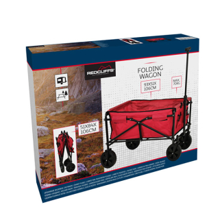 Redcliffs Bolderkar | Redcliffs | 51 x 84 x 106 cm | Tot 70 kg (Opvouwbaar, Rood) LE9000030 K170105270 - 2