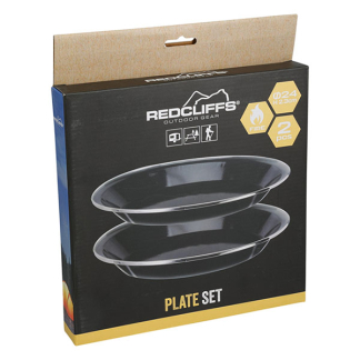 Redcliffs Bord | Redcliffs | 2 stuks (Emaille, Ø 24 cm, Zwart) CY5657780 K170106067 - 3