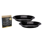 Redcliffs Bord | Redcliffs | 2 stuks (Emaille, Ø 24 cm, Zwart) CY5657780 K170106067 - 2