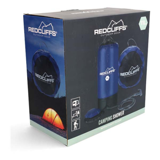 Redcliffs Camping douche | Redcliffs | 11 liter (Met voetpomp, Sproeikop, Compact) DW9000130 K170105296 - 3