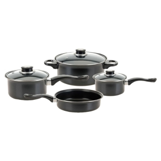 Redcliffs Camping pannenset | Redcliffs | 4-delig (Anti-aanbaklaag, Gas) 170414070 K180107475 - 1