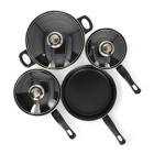 Redcliffs Camping pannenset | Redcliffs | 4-delig (Anti-aanbaklaag, Gas) 170414070 K180107475 - 2