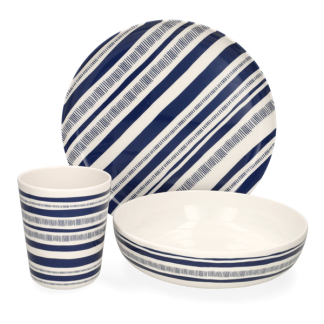 Redcliffs Campingservies | 12-delig (Melamine, Mokken, Borden, Blauw) 177602460 K170105308