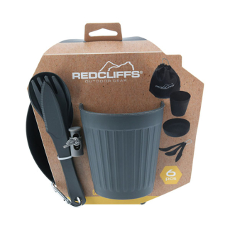 Redcliffs Campingservies | Redcliffs | 6-delig (Kunststof, Grijs) 170488890 K170106054